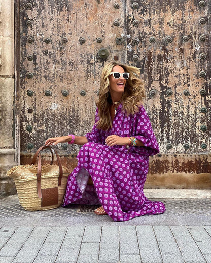 Arabella | Bohème Fluide Robe Longue