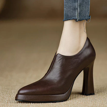 Eloise | Side-Zip Plateforme Escarpins