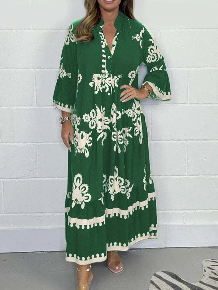 Emilia | Fluide Mi-Longue Day Robe