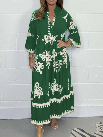 Emilia | Fluide Mi-Longue Day Robe