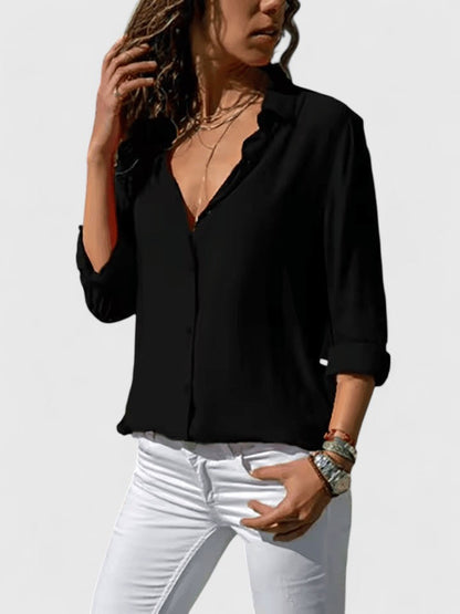 Vivienne | Élégant Chiffon Blouse