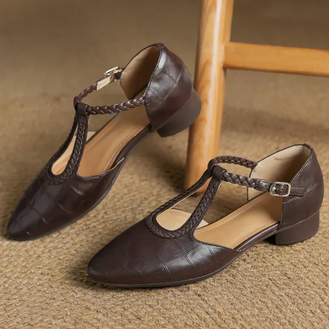 Amelia | Cuir Mary Jane Chaussures