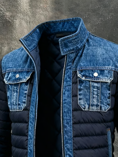 Madeleine | Veste Hybride Denim Matelassée