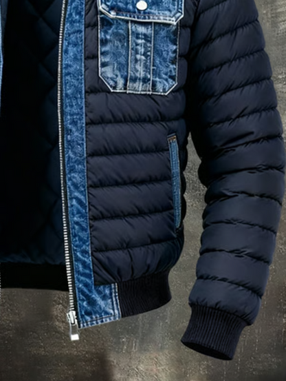Madeleine | Veste Hybride Denim Matelassée