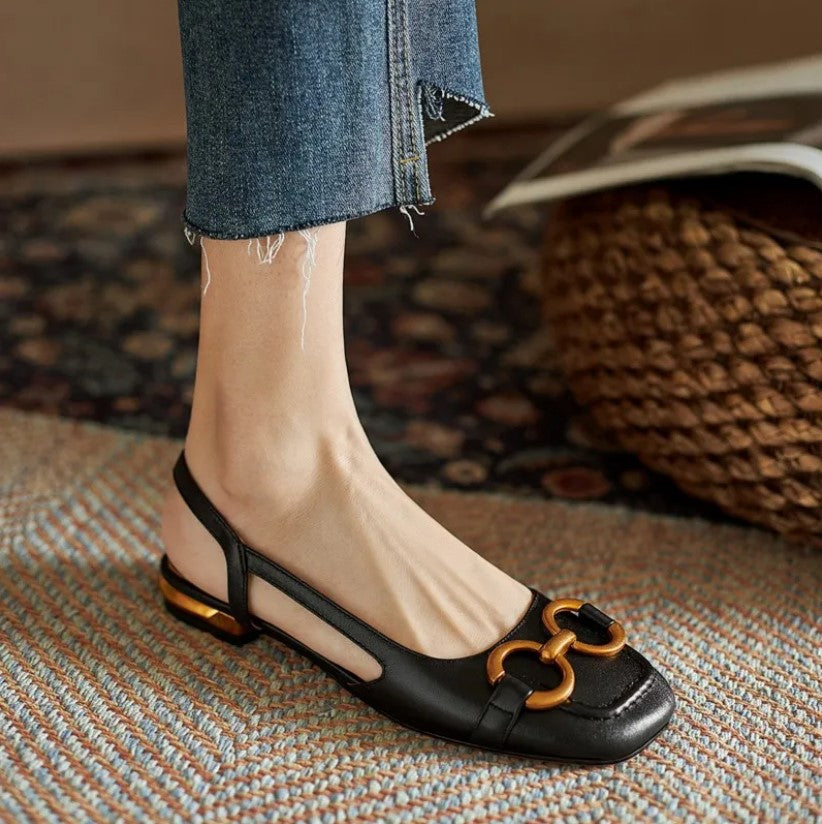 Delphine | Sandales Orthopédiques en Cuir