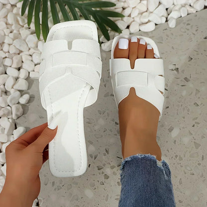 Natasha | Minimaliste Slide Sandales
