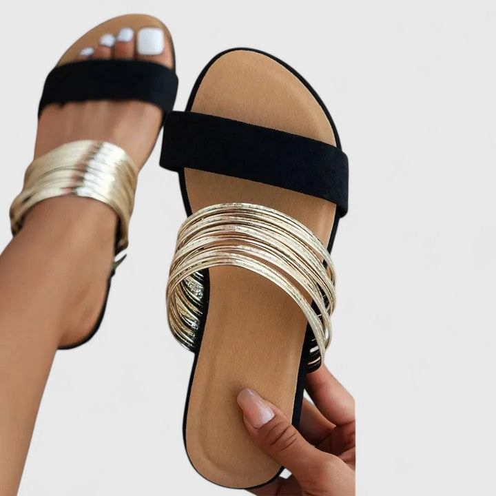 Serena | À Lanières Cushioned Sandales