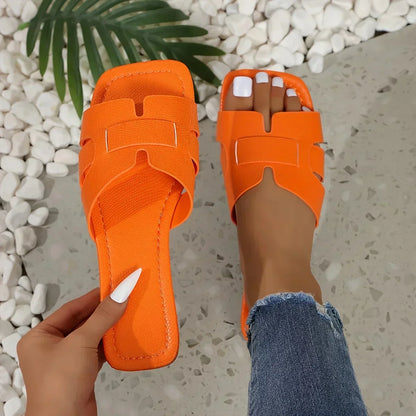 Natasha | Minimaliste Slide Sandales