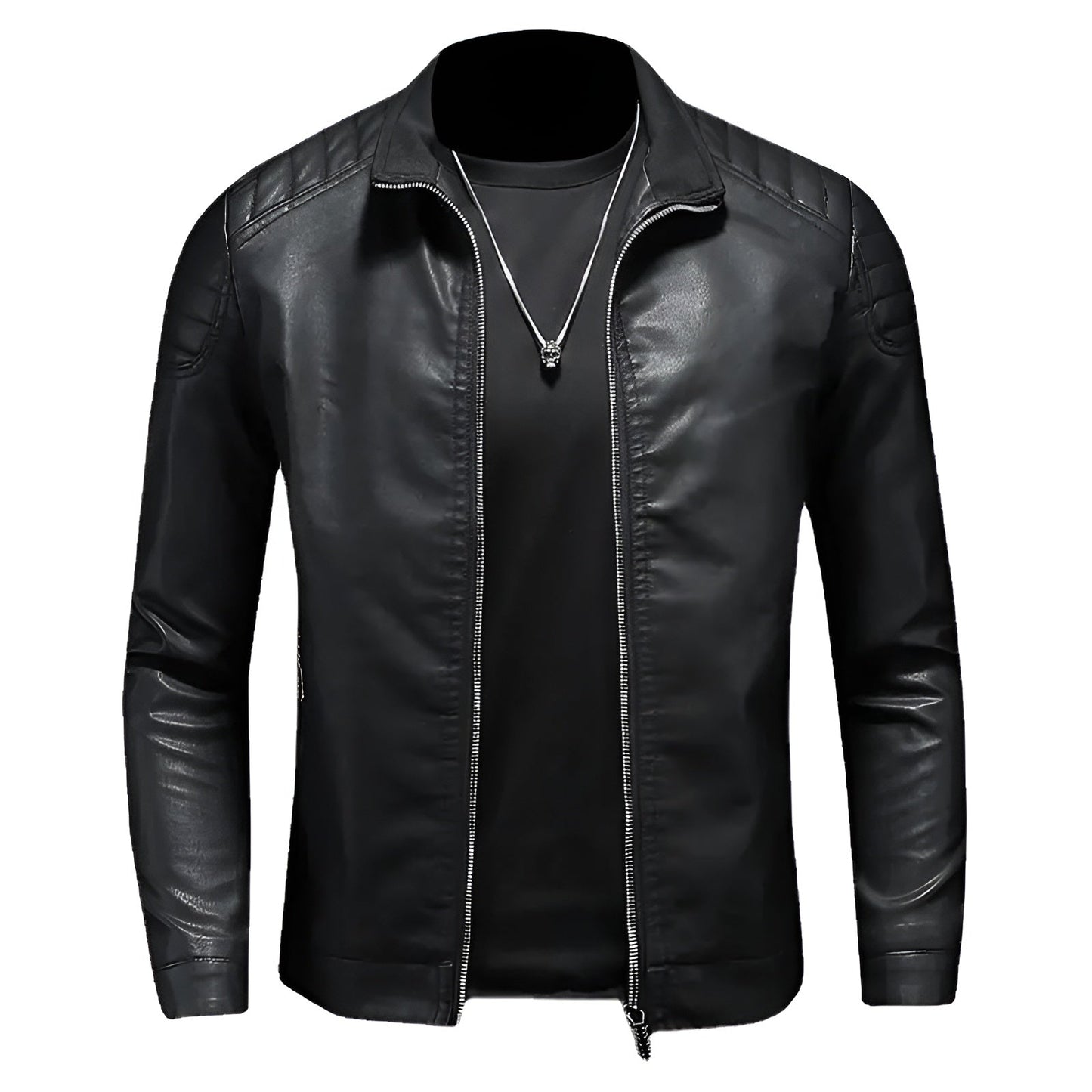 Quentin | Veste Cuir Premium Ajustée