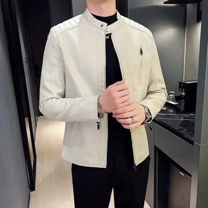 Bastian | Veste en Cuir Structurée