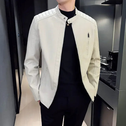 Bastian | Veste en Cuir Structurée