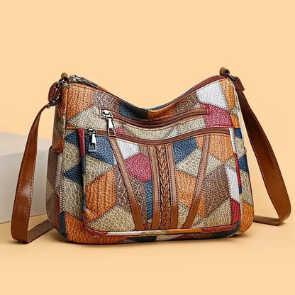 Élodie | Sac Épaule Patchwork Élégant