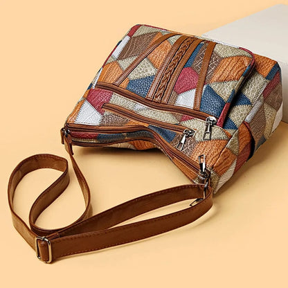 Élodie | Sac Épaule Patchwork Élégant