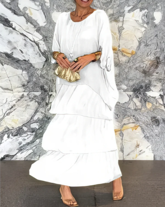 Celeste | Fluide Robe Longue