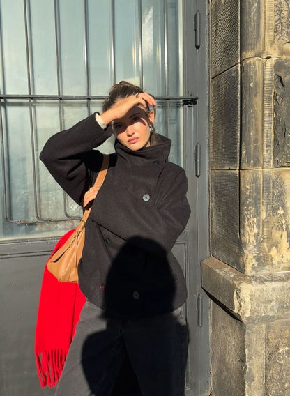 Tara | Douillet High-Neck Manteau