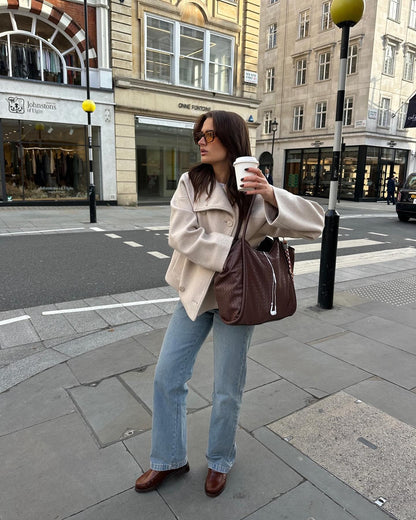 Tara | Douillet High-Neck Manteau