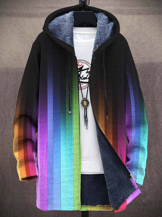 Inès | Veste à Capuche Artistique Zippée