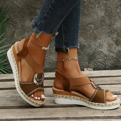 Gabrielle | Sandales Plateforme Élégantes