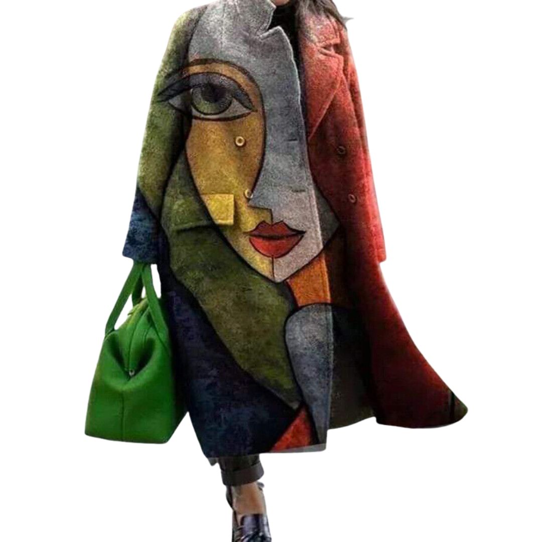 Océane | Manteau Oversize Color-Block