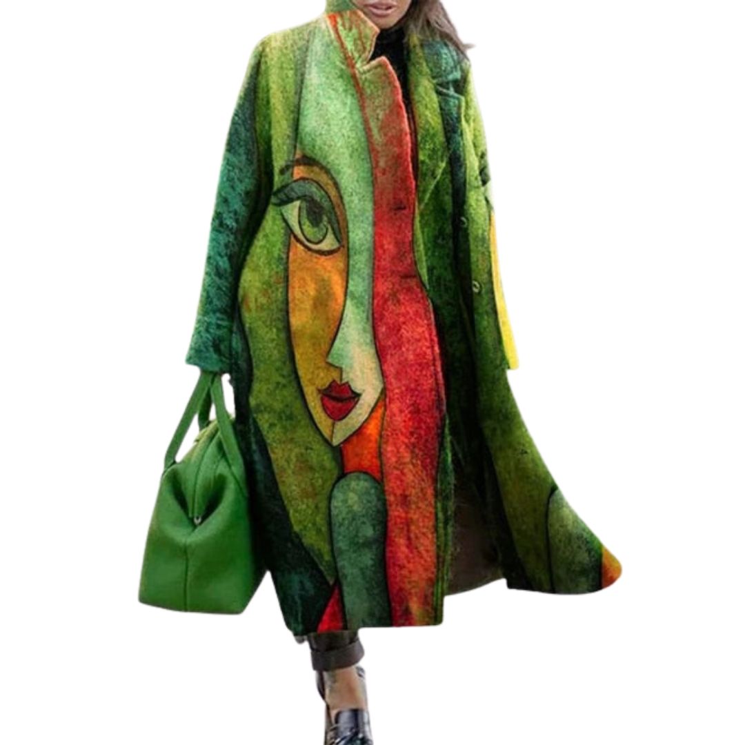Océane | Manteau Oversize Color-Block