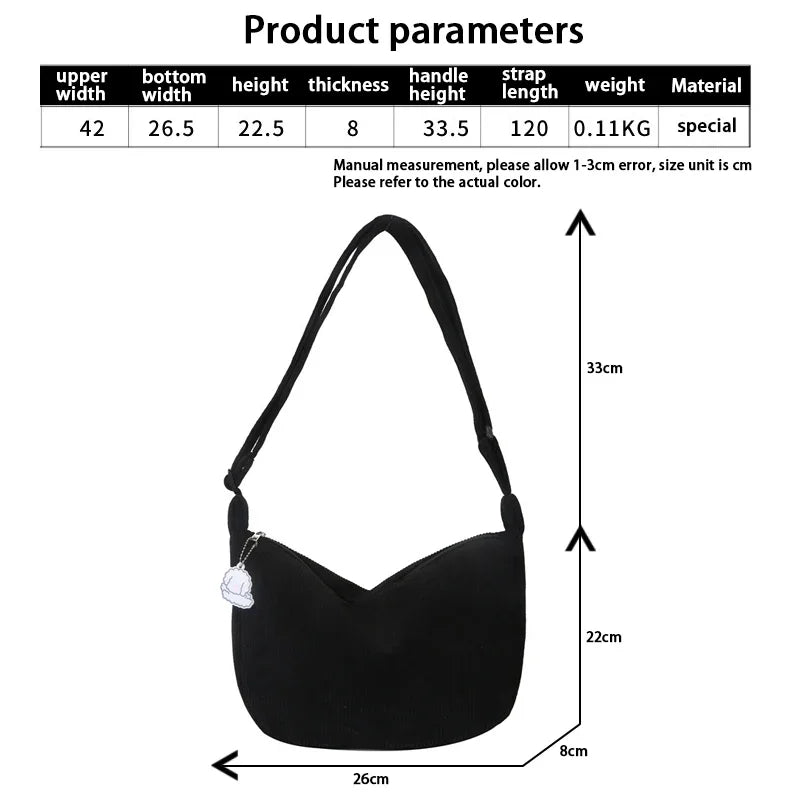 Margot | Sac à Bandoulière Cordura Structuré