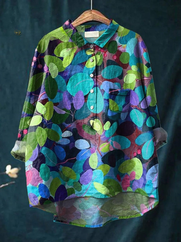Margot | Chemise Brodée Motifs Floraux