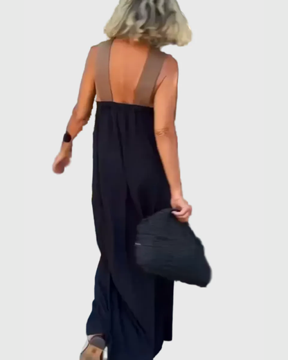 Juliette | Robe Maxi Croisée Fluide