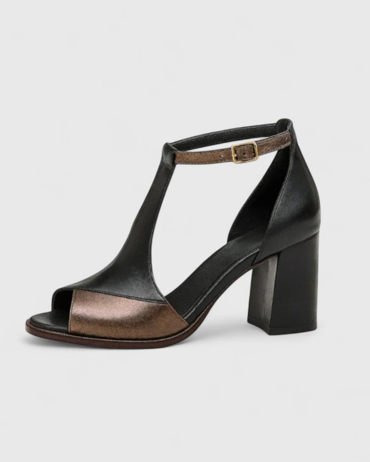 Camille | Talon Bloc Sandales