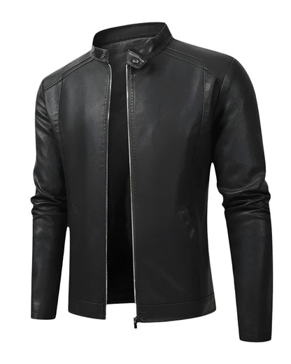 Matéo | Blouson Biker Cuir Élégant