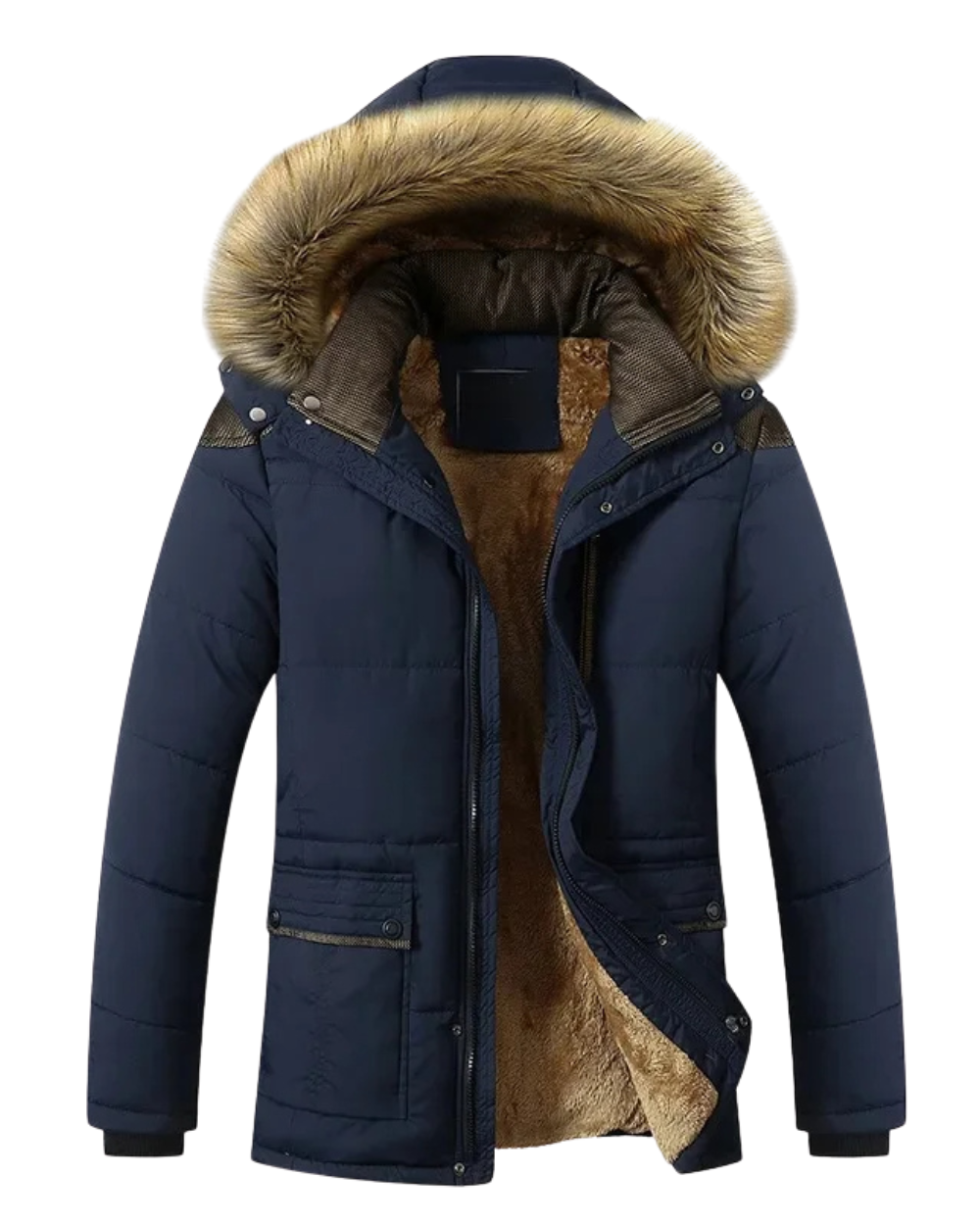 Léonard | Manteau Matelassé en Polaire Premium
