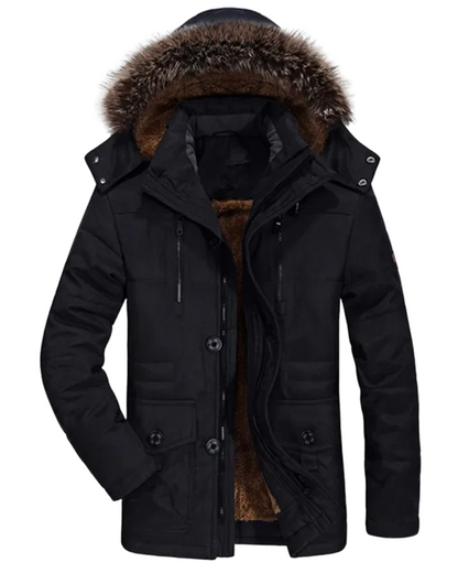 Arthur | Manteau d'Hiver à Capuche en Coton