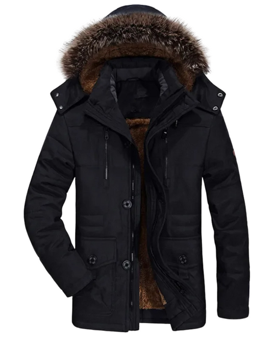 Arthur | Manteau d'Hiver à Capuche en Coton