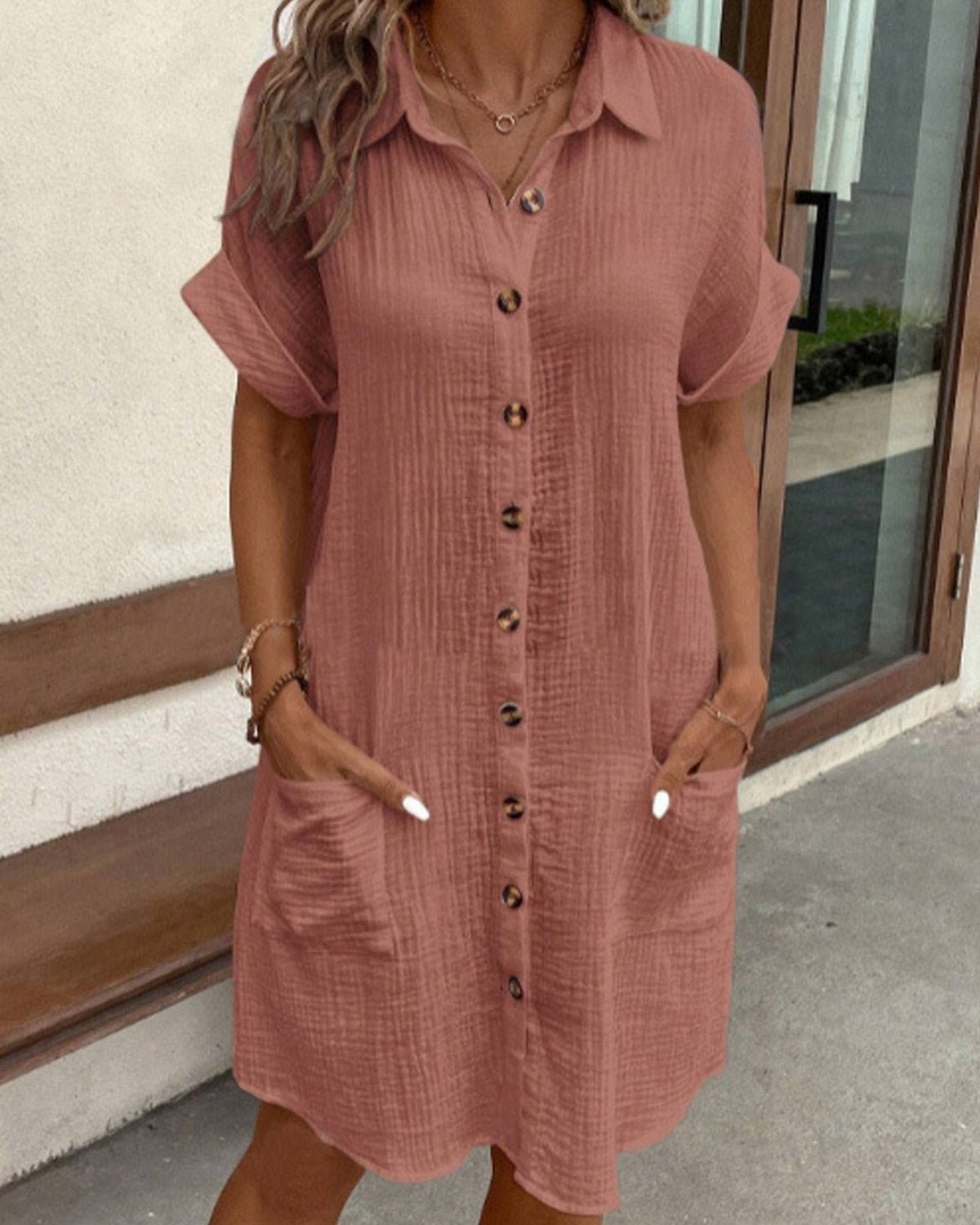 Stella | Décontracté Polo Robe