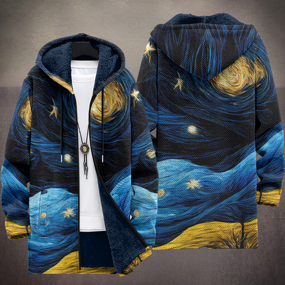 Céleste | Veste à Capuche Motifs Artistiques