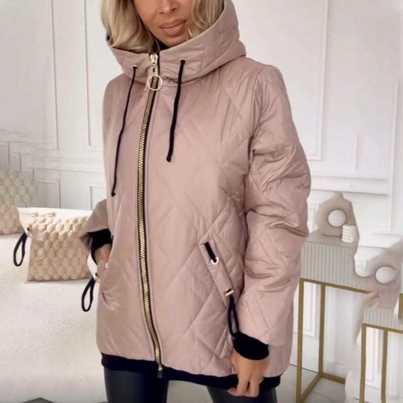 Élise | Parka Matelassée à Capuche