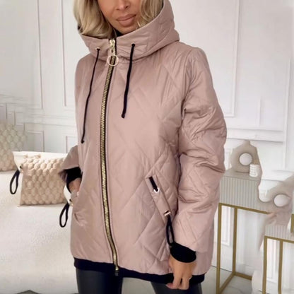 Élise | Parka Matelassée à Capuche