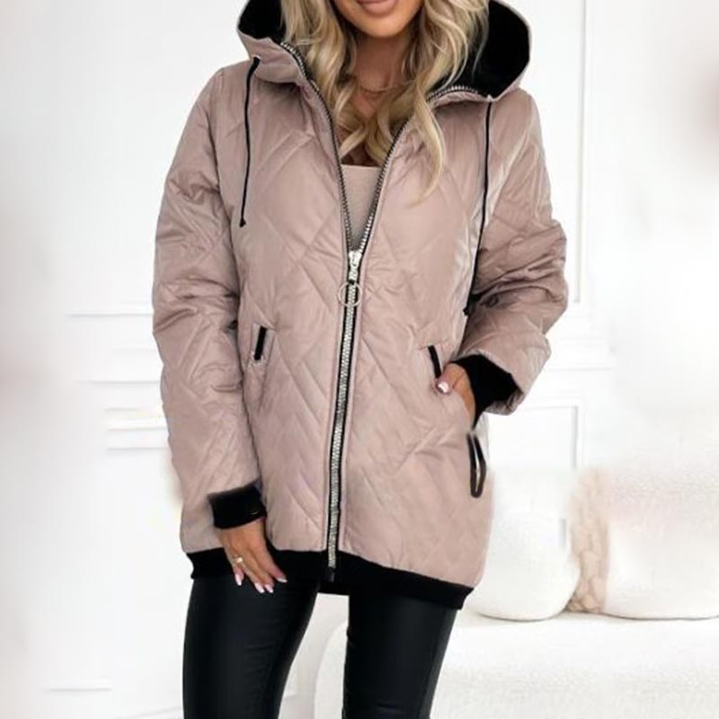 Élise | Parka Matelassée à Capuche