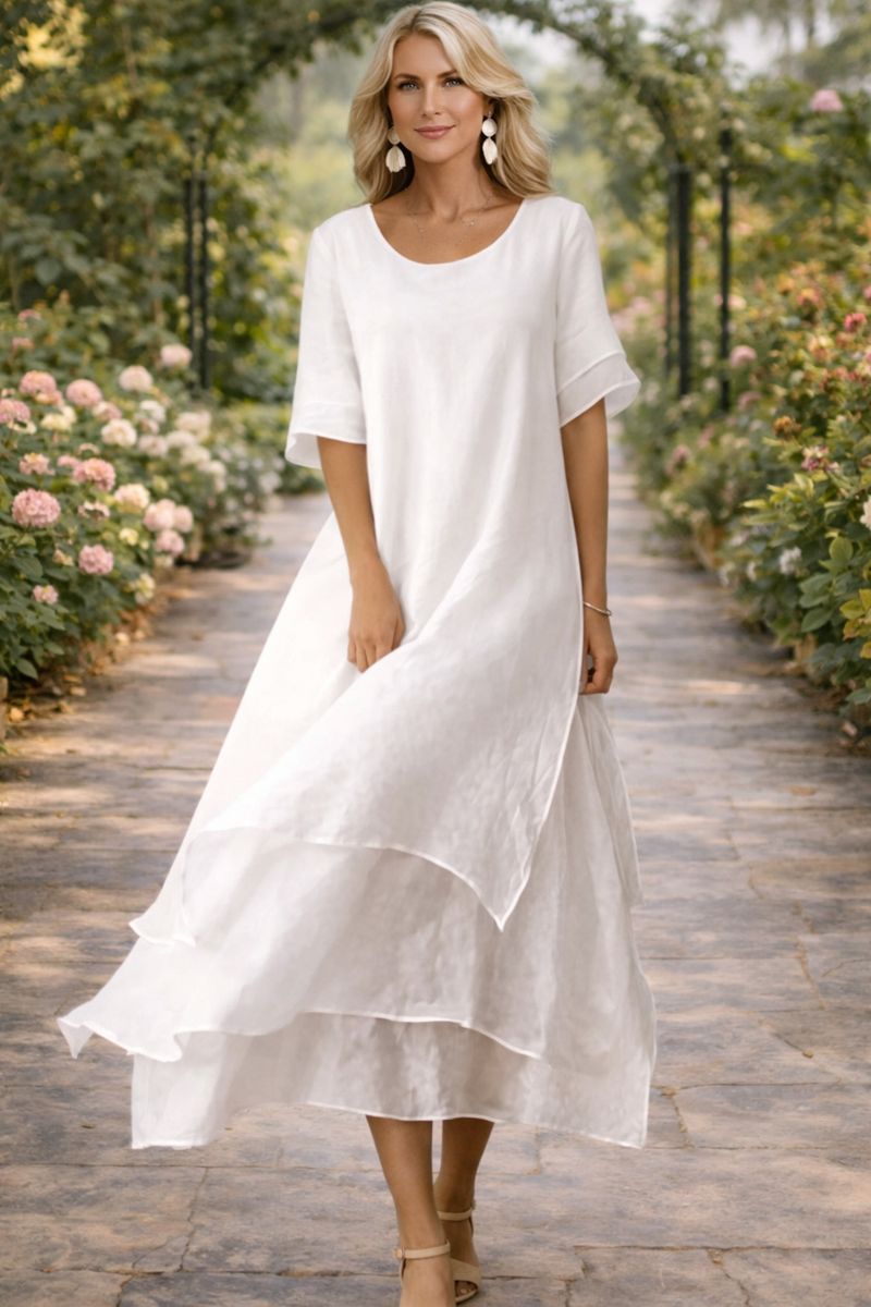 Céleste | Robe Fluide Élégante