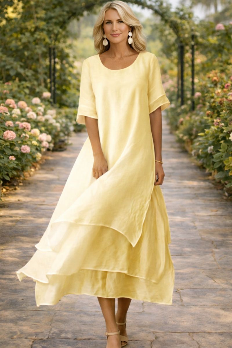 Céleste | Robe Fluide Élégante