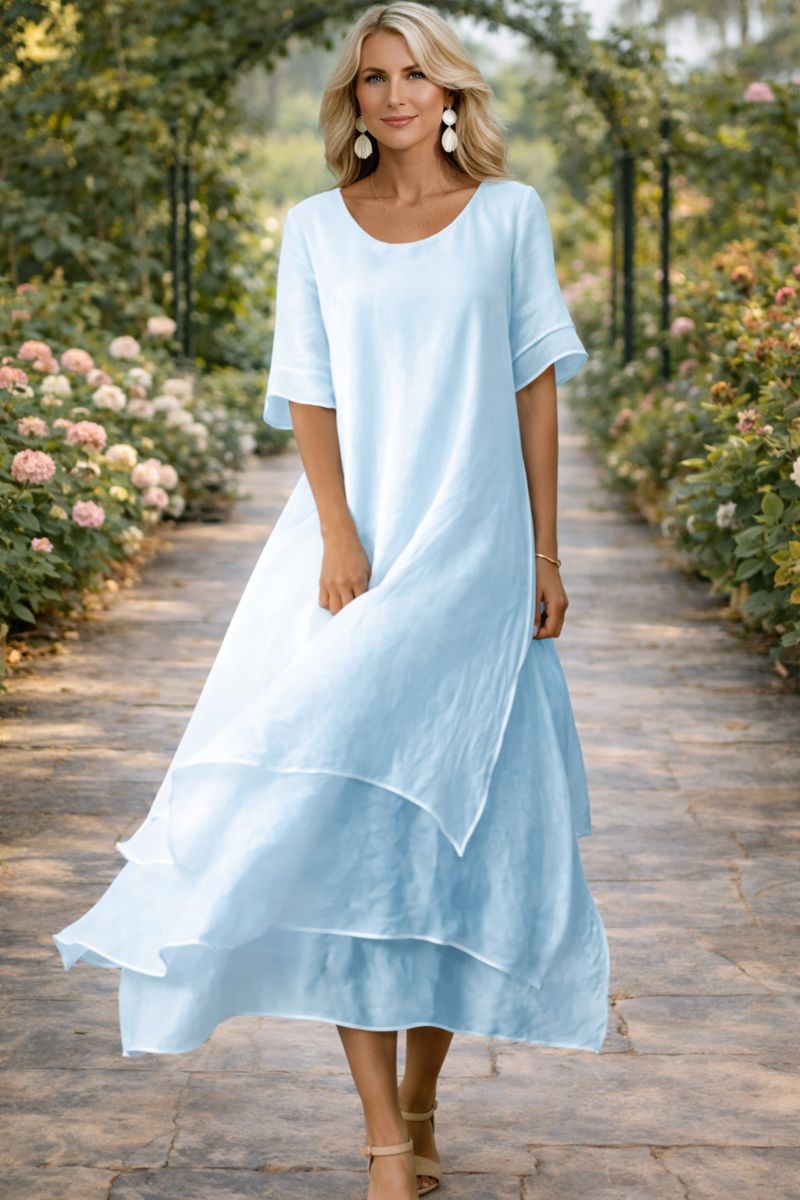 Céleste | Robe Fluide Élégante