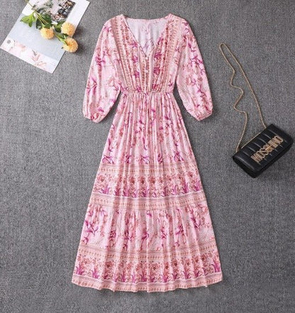 Marina | Bohème Robe Longue