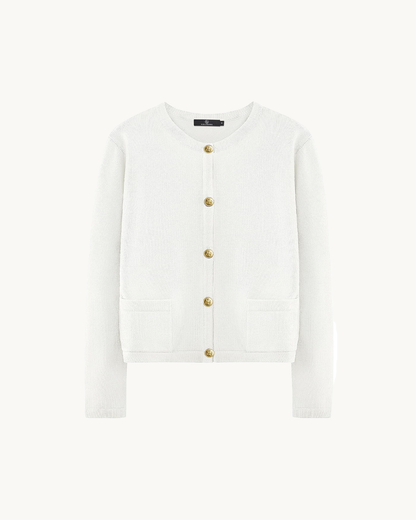 Yara | Parisian Stripe Cardigan
