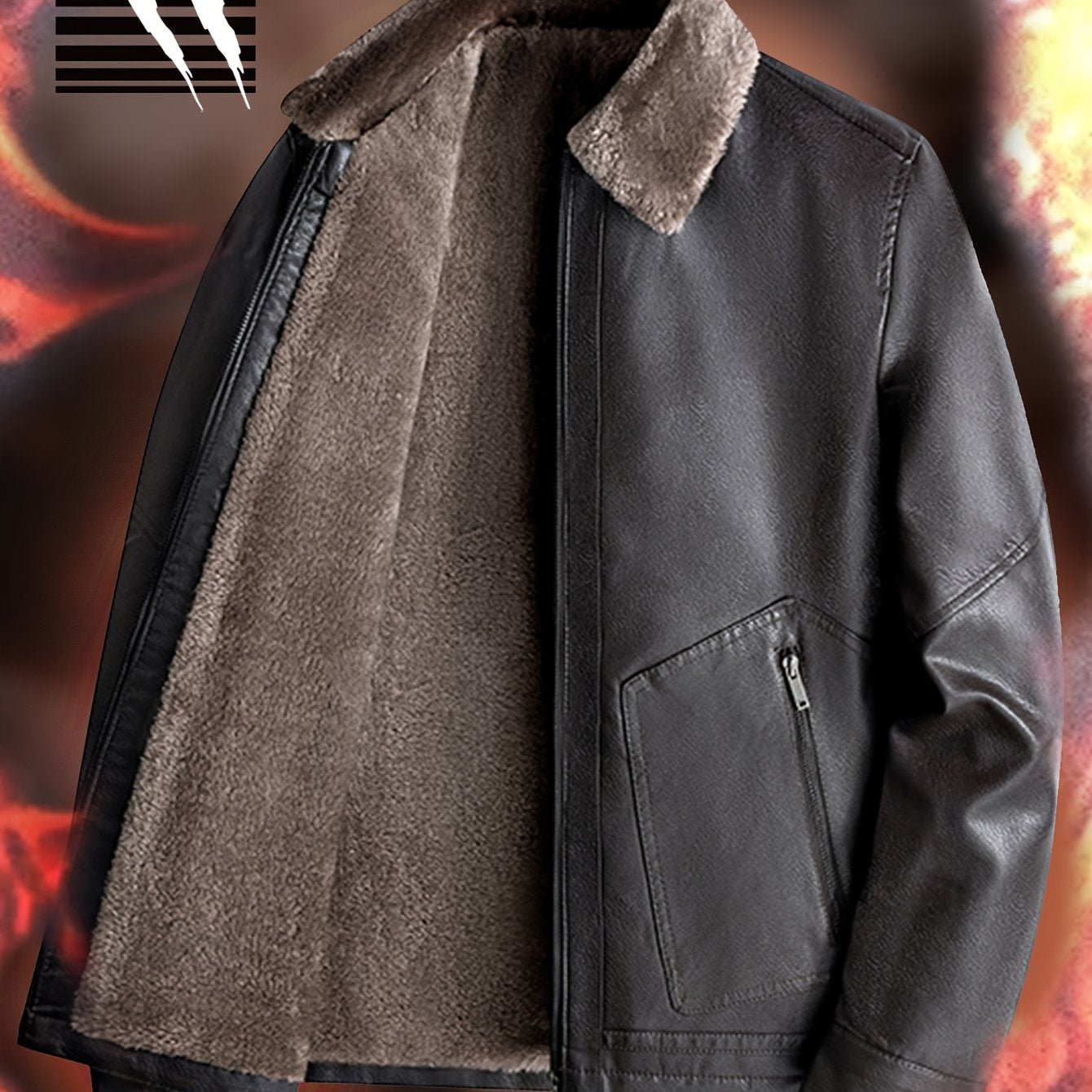 Chloé | Manteau Moderne en Fourrure Synthétique