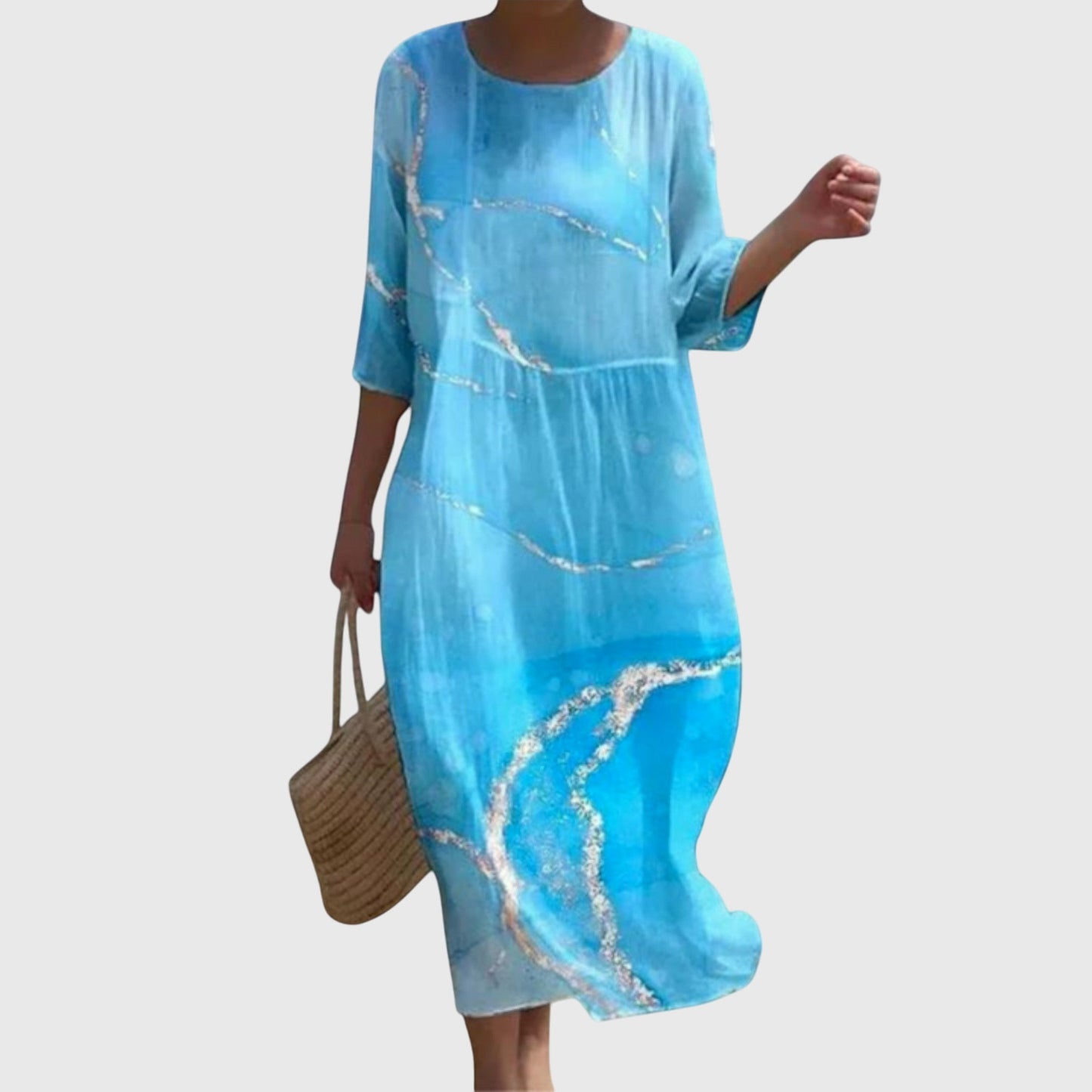Camille | Robe Longue Fleurie Fluide