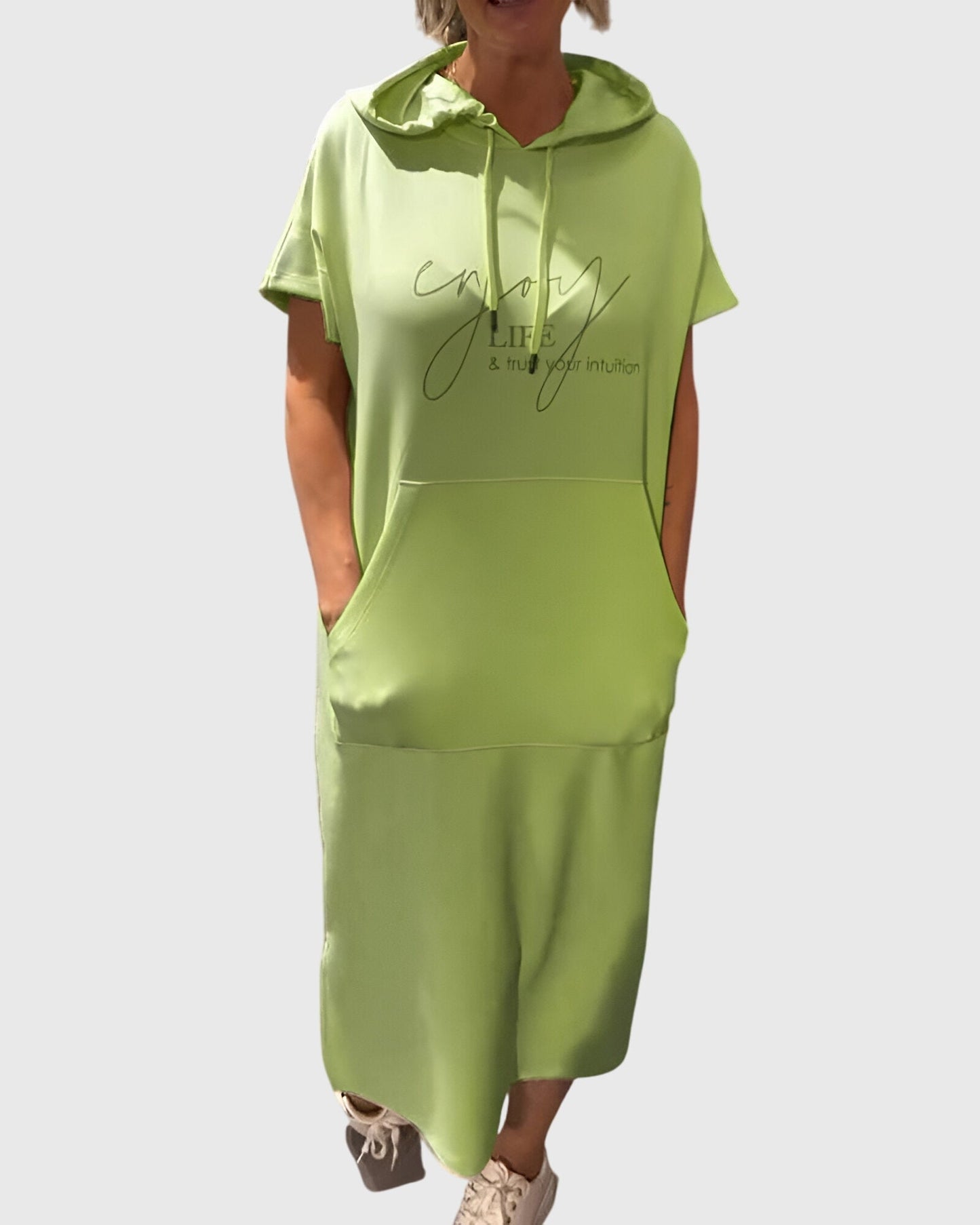 Maya | Décontracté Hoodie Robe