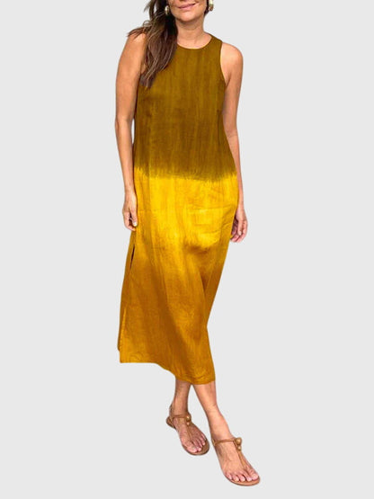 Vivienne | Gradient Print Robe Mi-Longue