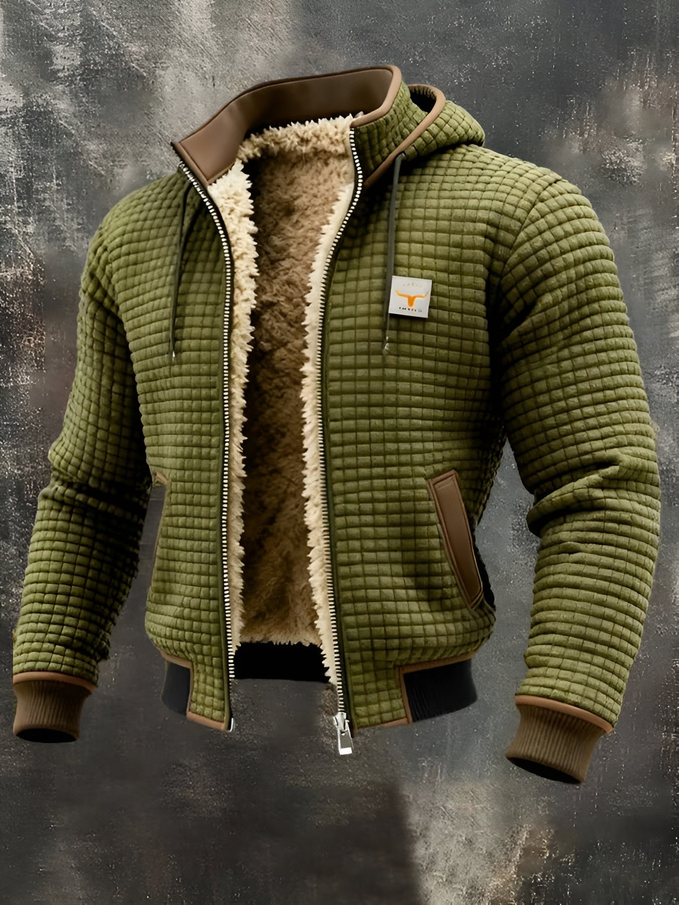 Corentin | Veste Matelassée à Capuche Sherpa