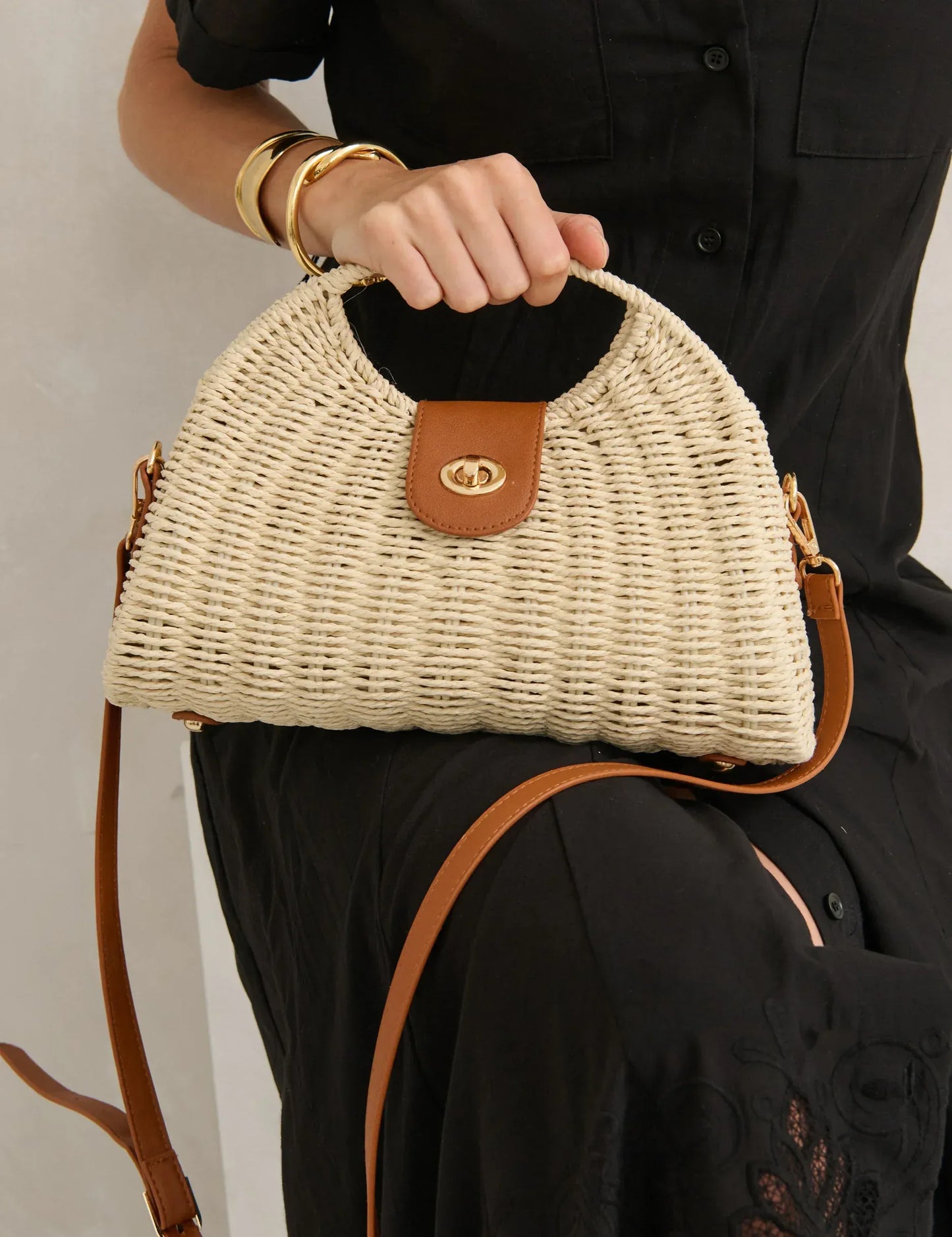 Arin | Chic Straw Cabas