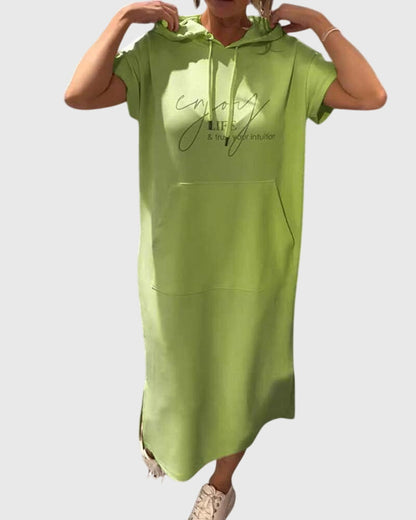 Maya | Décontracté Hoodie Robe