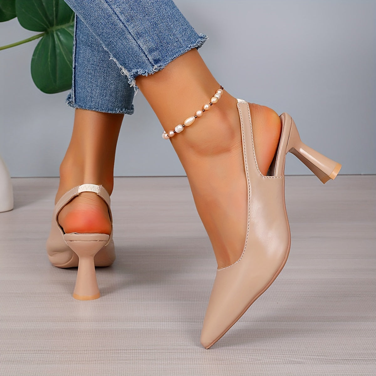 Estelle | Escarpins Bride Arrière Élégants